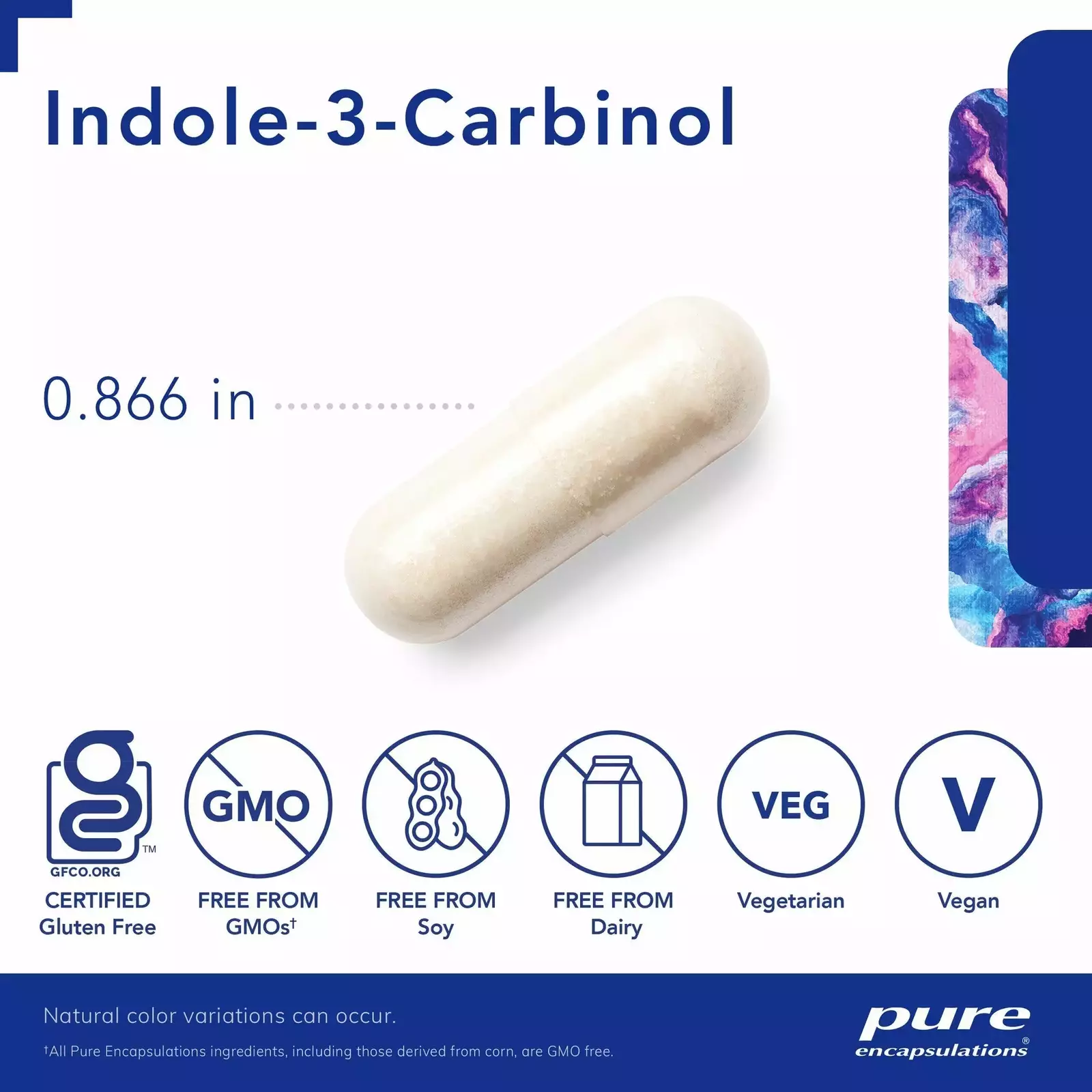 Indole 3 Carbinol 400 mg.